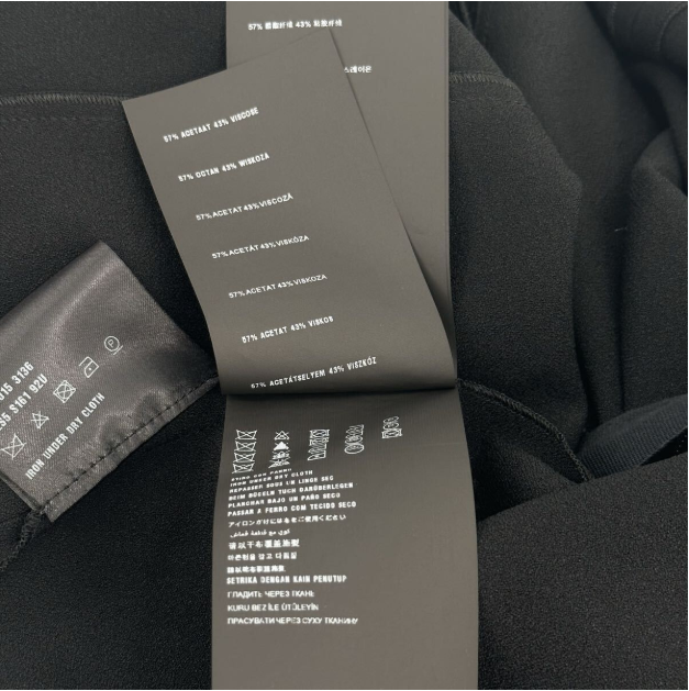 Prada Dress Ruffle 40 Black — view 6