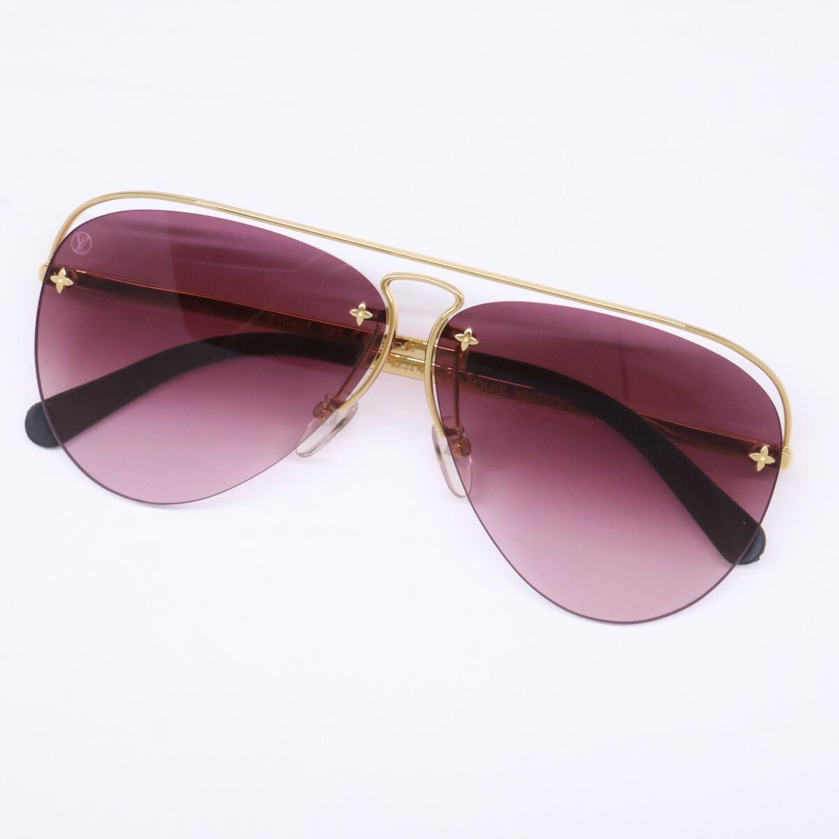 Louis Vuitton Grease Two Point Teardrop Eyewear