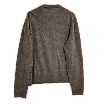 Dior Wool Cashmere CD Logo Embroidery Box Crew Neck Knit Sweater — view 2