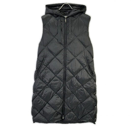 Max Mara the Cube Black Nylon Down Vest 36