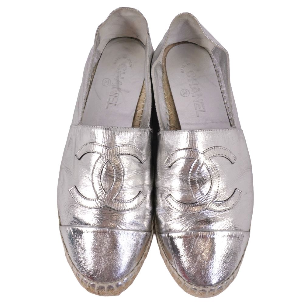 Chanel Sneakers Espadrilles Slip On CC Logo — view 4