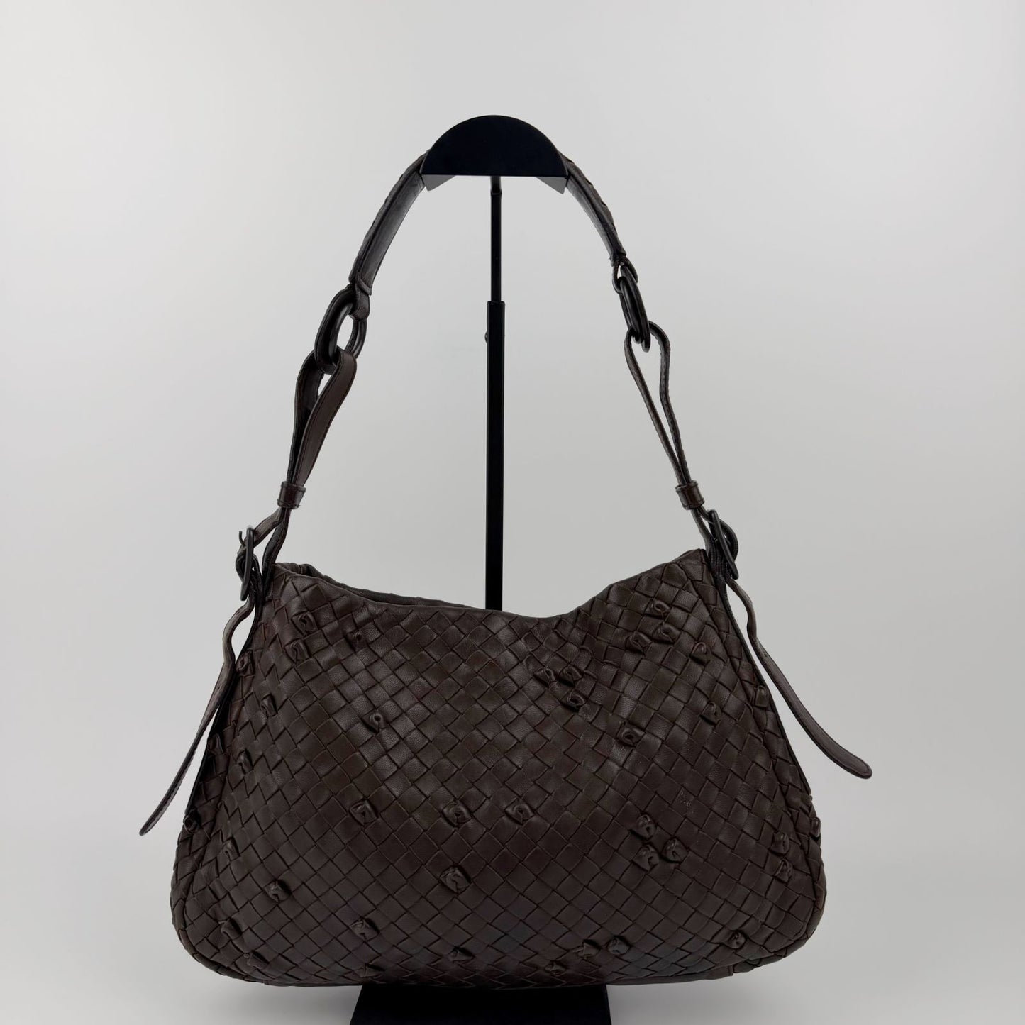 Bottega Veneta Shoulder Bag Leather Brown Vintage — view 4