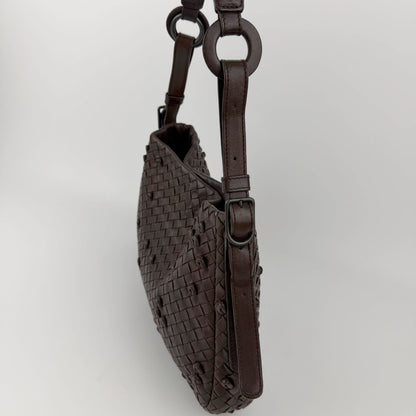 Bottega Veneta Shoulder Bag Leather Brown Vintage — view 5