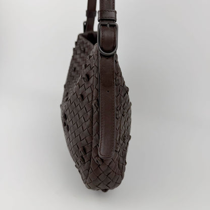 Bottega Veneta Shoulder Bag Leather Brown Vintage — view 8