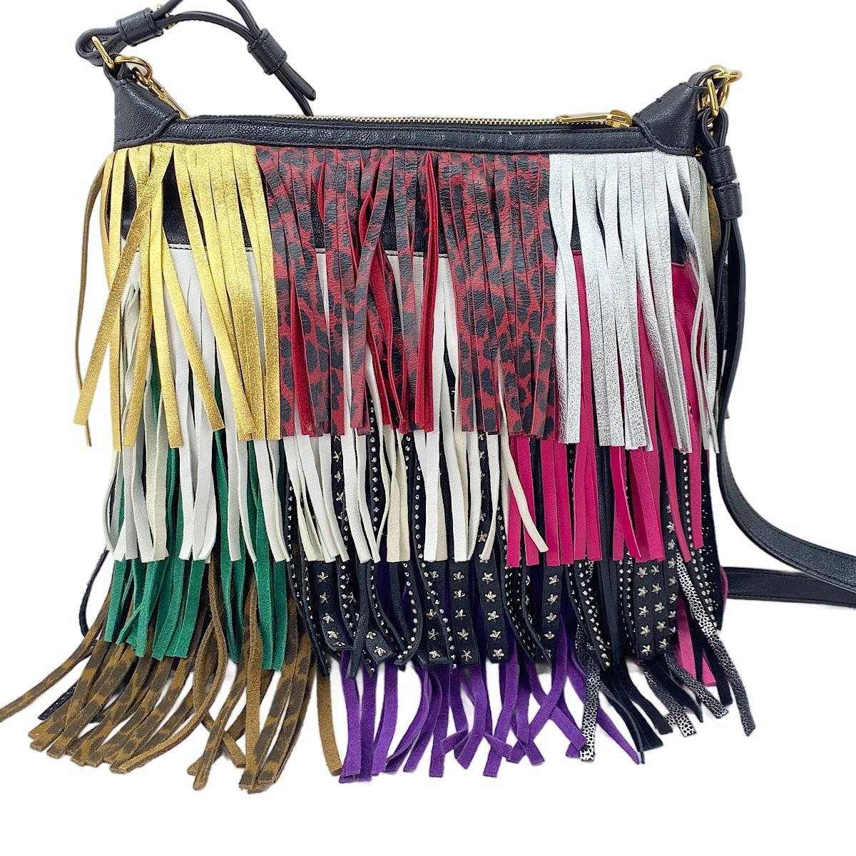 Saint Laurent Shoulder Bag Emmanuel Fringe — view 3