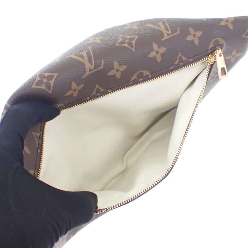 Louis Vuitton High Rise Monogram Belt Bag Brown Gold — view 7