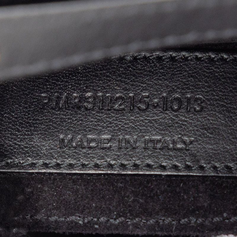 Saint Laurent Line Chain Shoulder Bag Black Leather — view 6