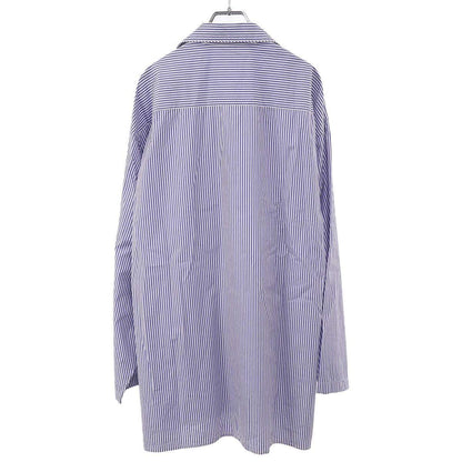 Balenciaga Homewear Striped Pajama Shirt Blue 44 — view 2