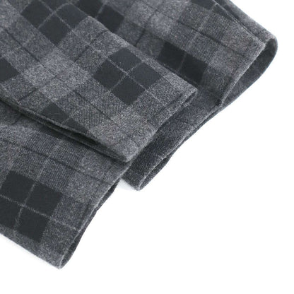Balenciaga Check Long Coat Black Gray 46 — view 5