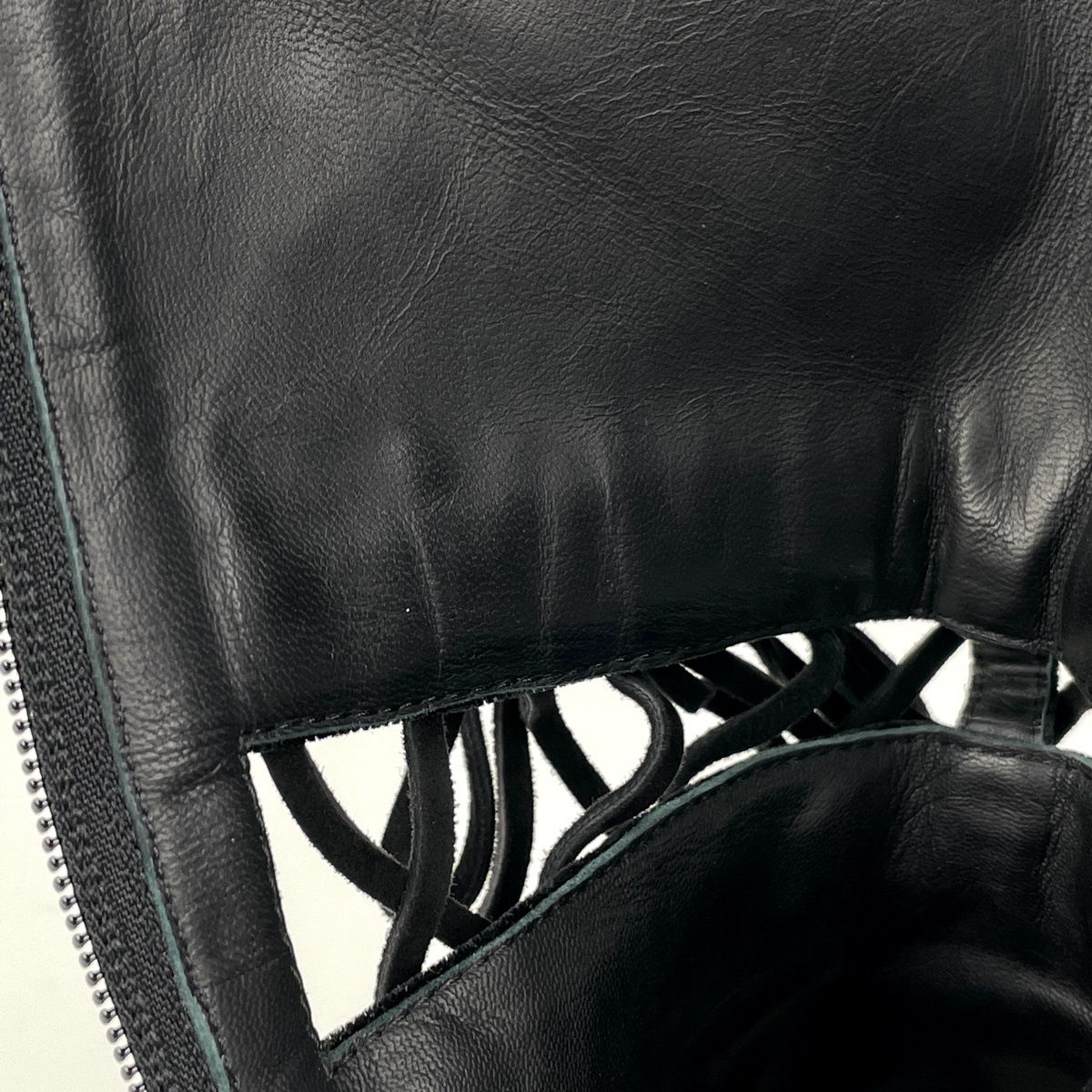 Chanel CC Logo Short Boots Shoes Velour Black — view 5