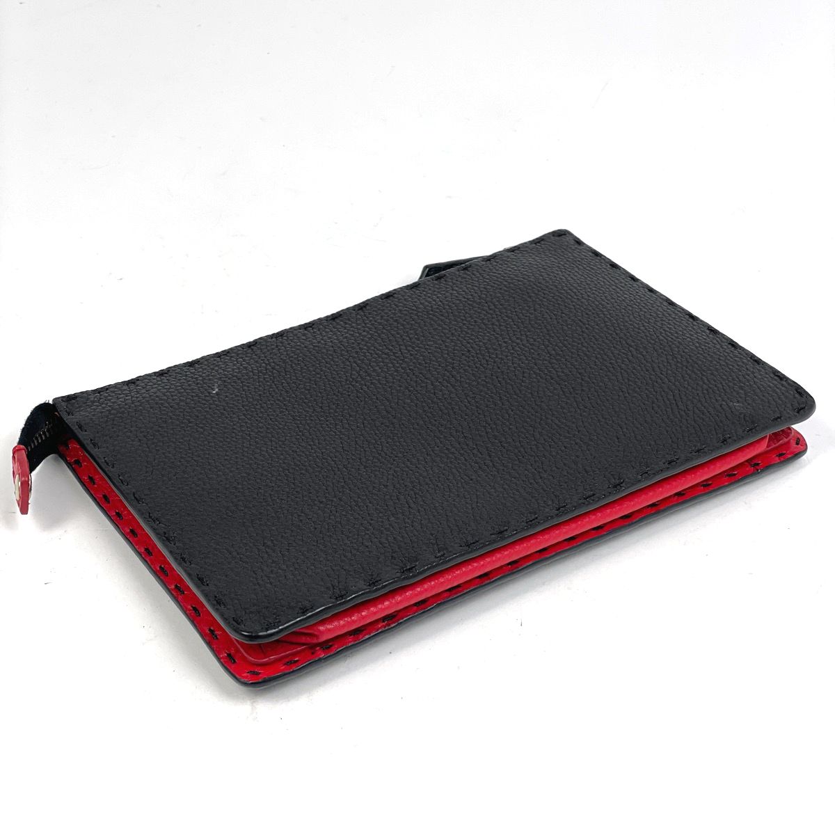 Fendi Selleria Clutch Leather Black — view 2