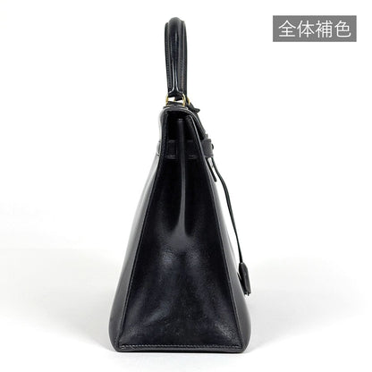 Hermes Kelly 32 Sellier Handbag Box Calf Black — view 4