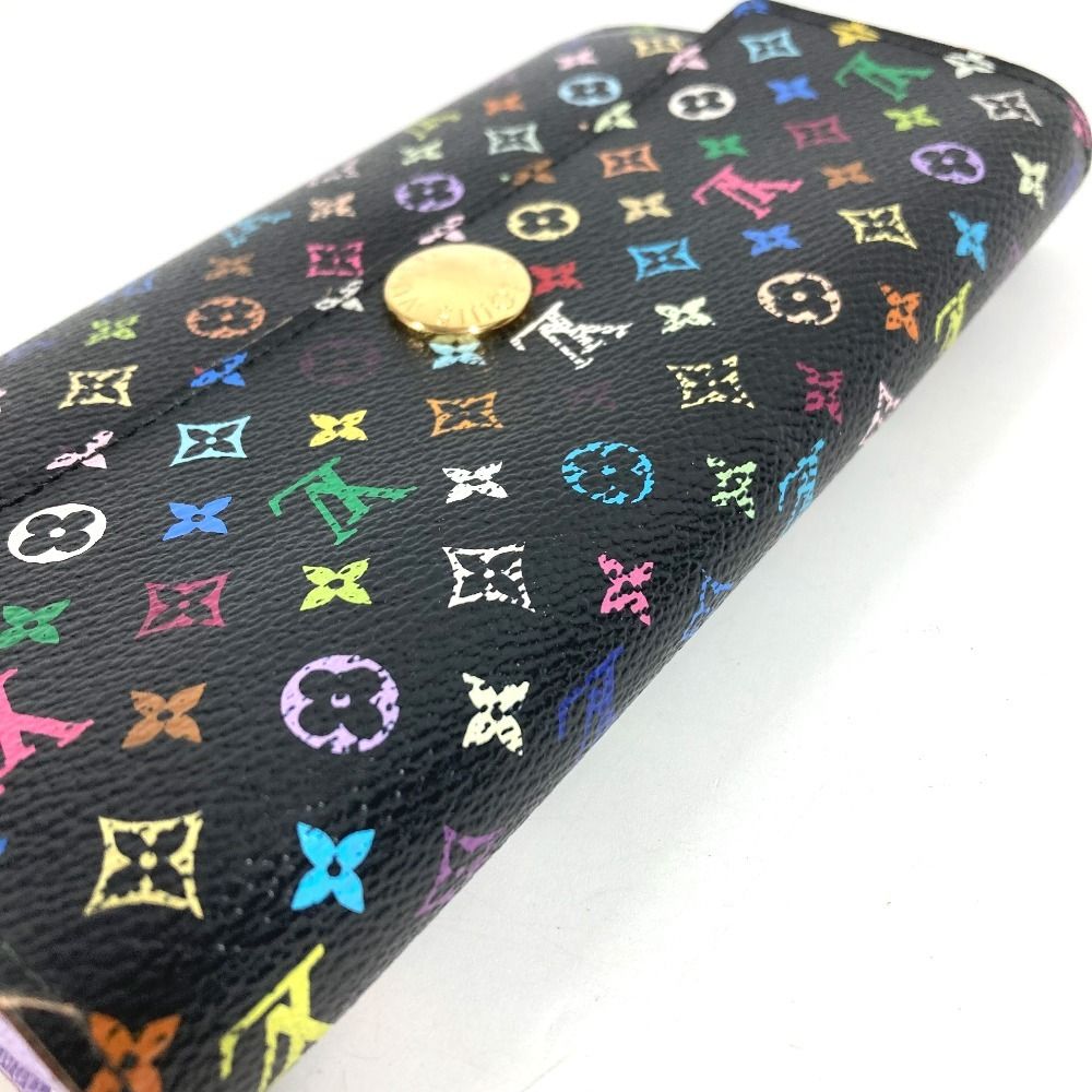 Louis Vuitton Wallet Portefeuille Sarah Monogram Multicolor Canvas Black — view 7