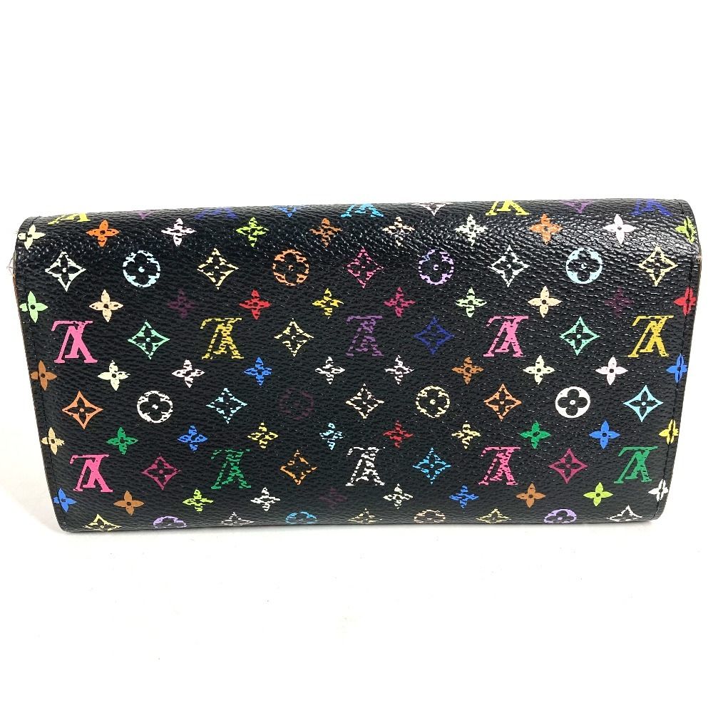 Louis Vuitton Wallet Portefeuille Sarah Monogram Multicolor Canvas Black — view 2