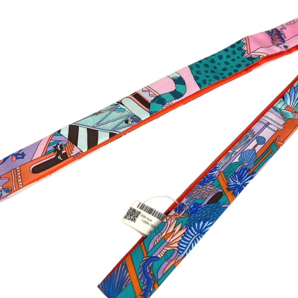 Hermes Scarf Twilon Silk Multicolor — view 4