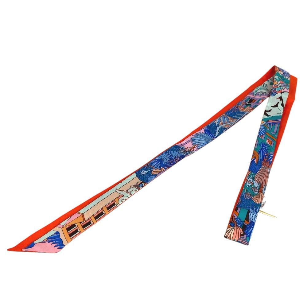 Hermes Scarf Twilon Silk Multicolor — view 7