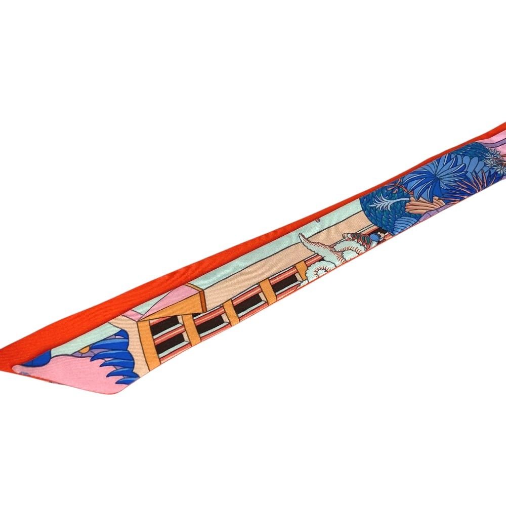 Hermes Scarf Twilon Silk Multicolor — view 8