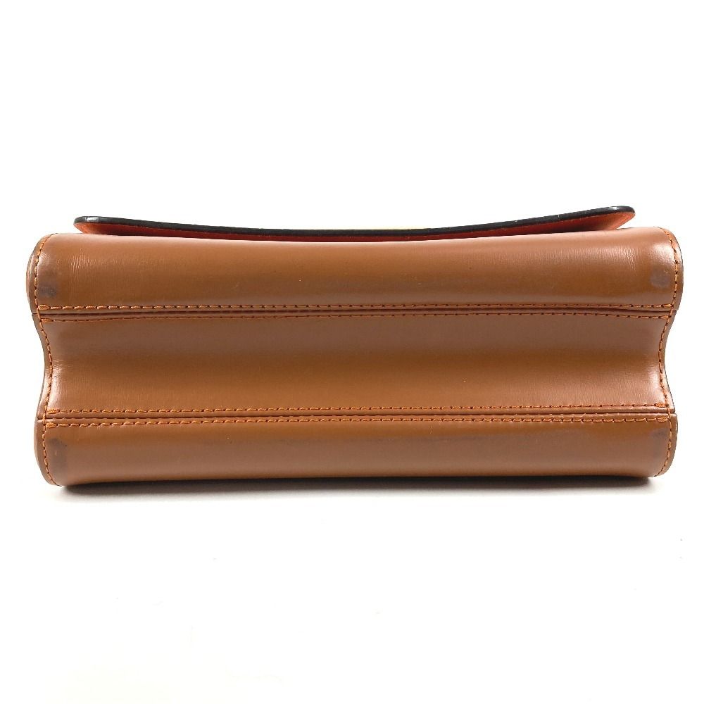 Louis Vuitton Shoulder Bag Sac Twist MM Monogram Canvas Brown — view 5