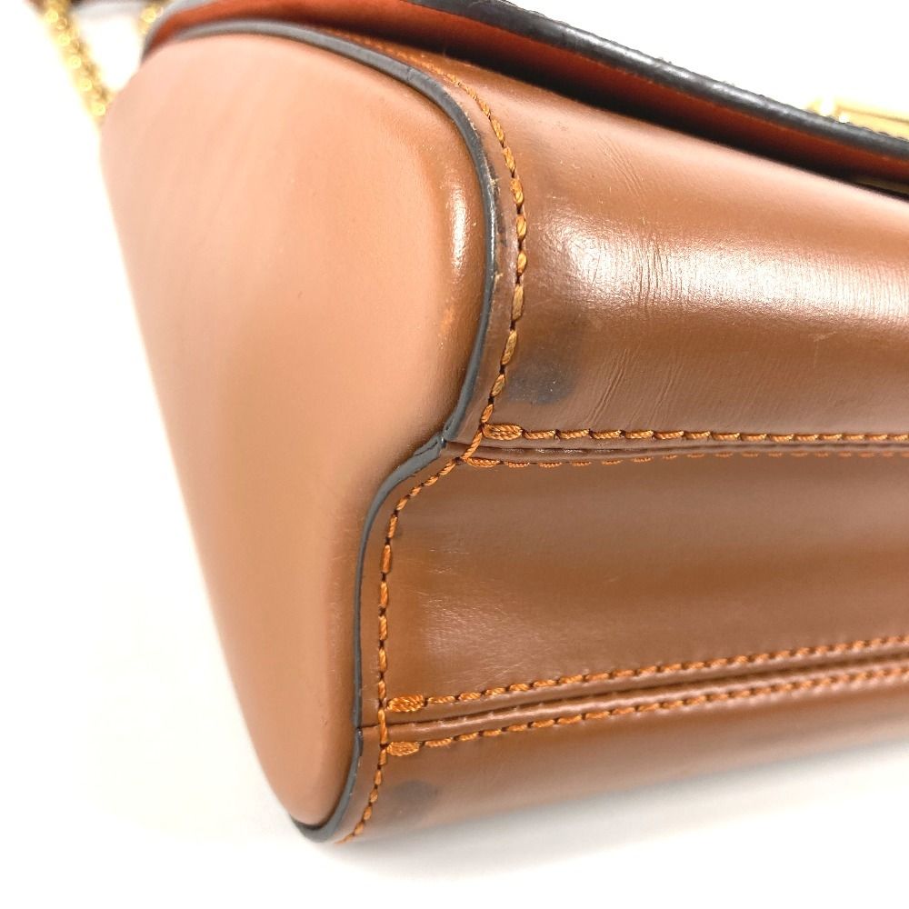 Louis Vuitton Shoulder Bag Sac Twist MM Monogram Canvas Brown — view 7