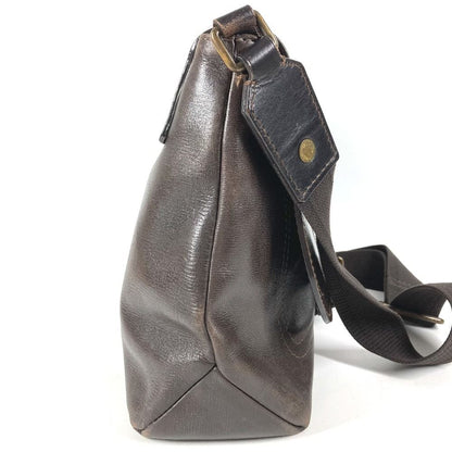 Louis Vuitton Shoulder Bag Omaha Utah Leather Cafe Brown — view 4