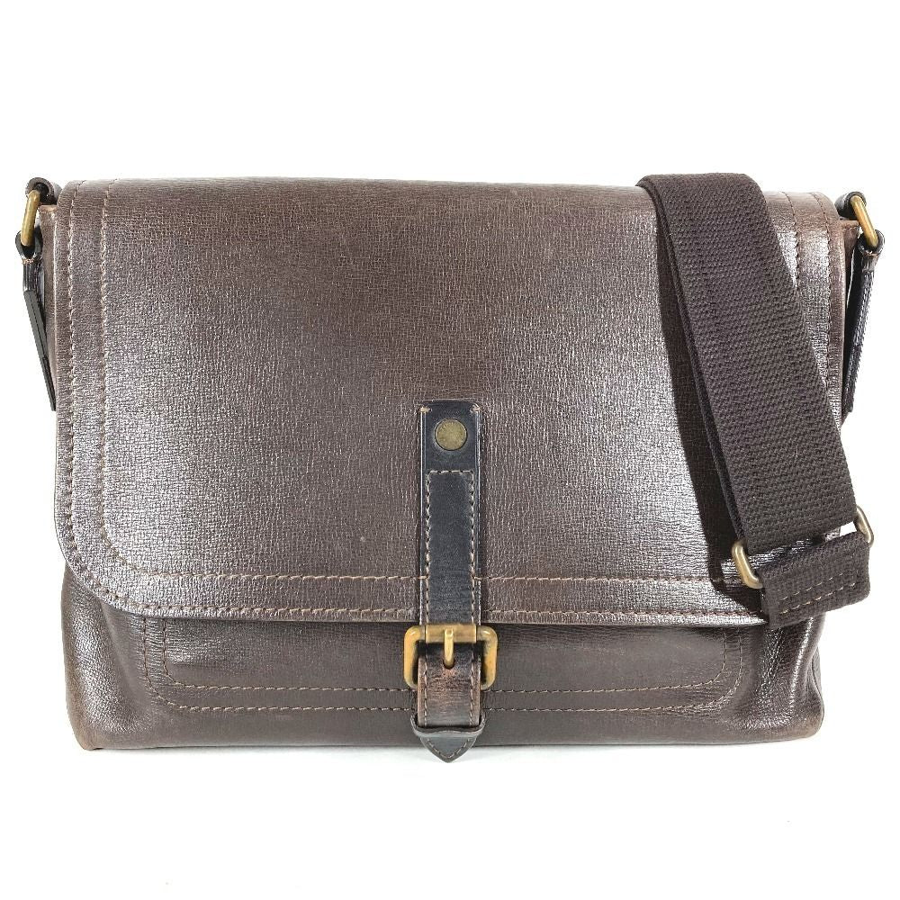 Louis Vuitton Shoulder Bag Omaha Utah Leather Cafe Brown
