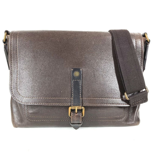 Louis Vuitton Shoulder Bag Omaha Utah Leather Cafe Brown