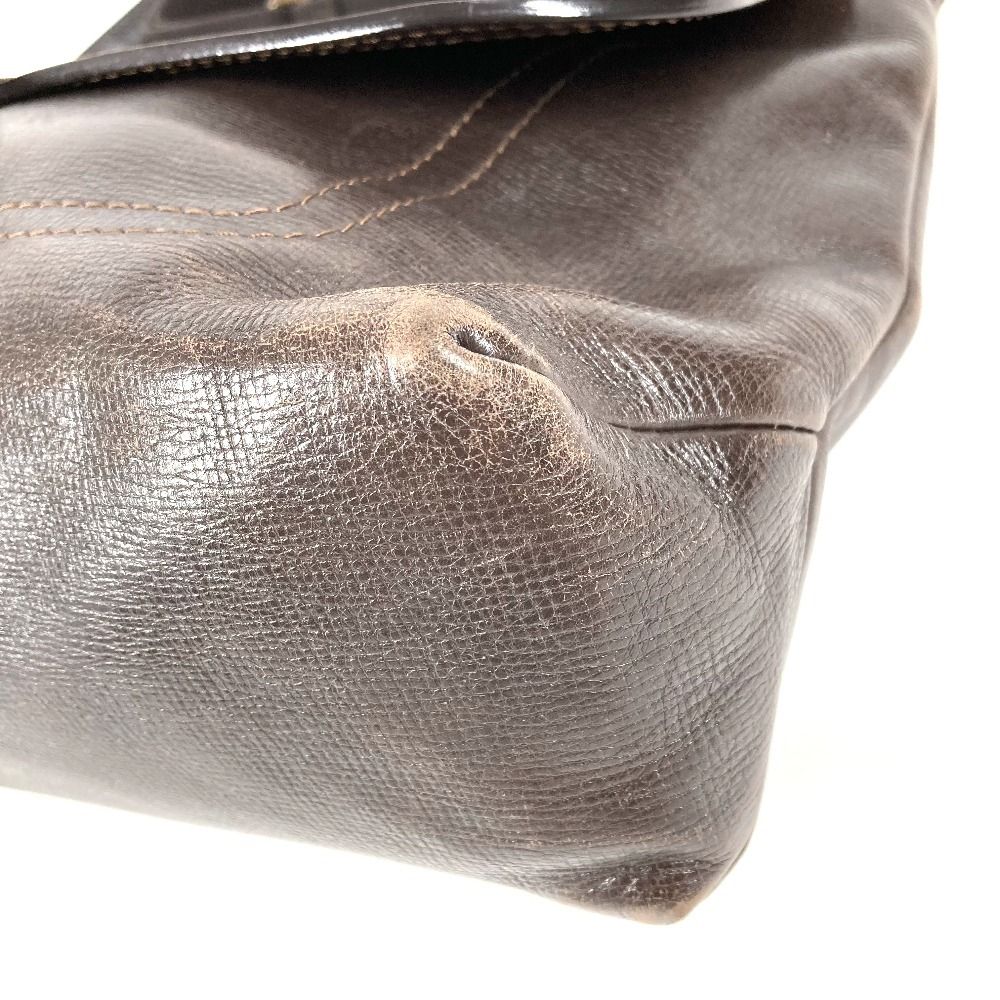Louis Vuitton Shoulder Bag Omaha Utah Leather Cafe Brown — view 6