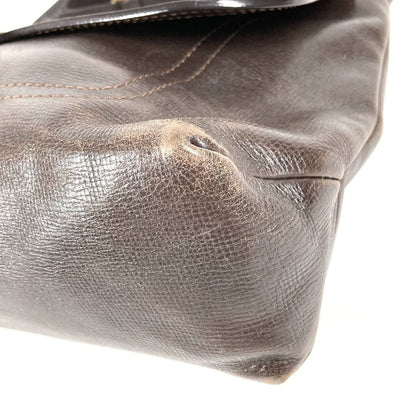 Louis Vuitton Shoulder Bag Omaha Utah Leather Cafe Brown — view 6