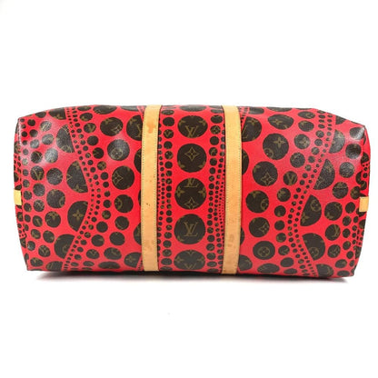 Louis Vuitton Boston Bag Keepall Bandouliere 55 Monogram Canvas Yayoi Kusama — view 5