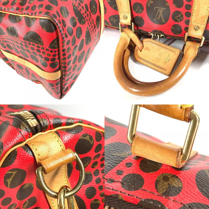 Louis Vuitton Boston Bag Keepall Bandouliere 55 Monogram Canvas Yayoi Kusama — view 7