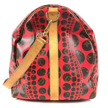 Louis Vuitton Boston Bag Keepall Bandouliere 55 Monogram Canvas Yayoi Kusama — view 3