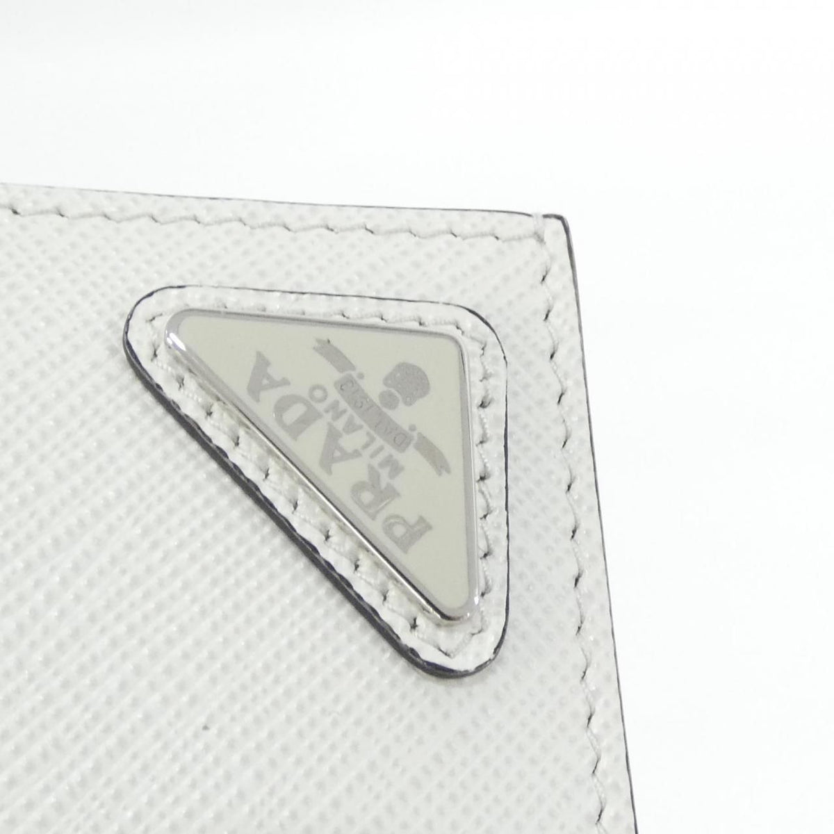 Prada Card Case Card Holders White — view 3