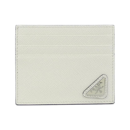 Prada Card Case Card Holders White