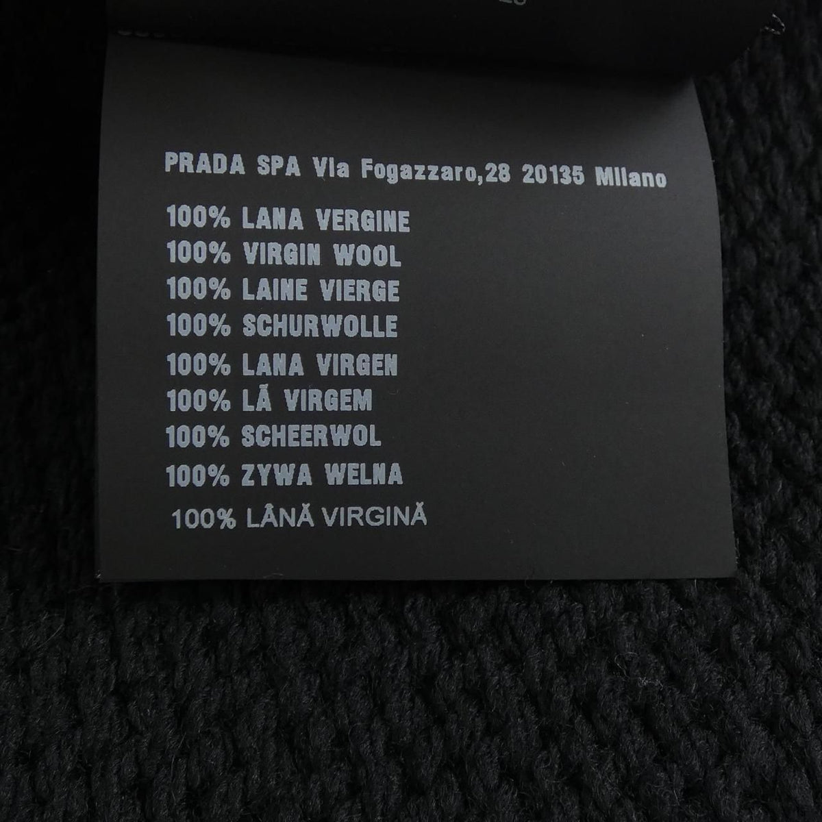 Prada Scarf Black — view 3