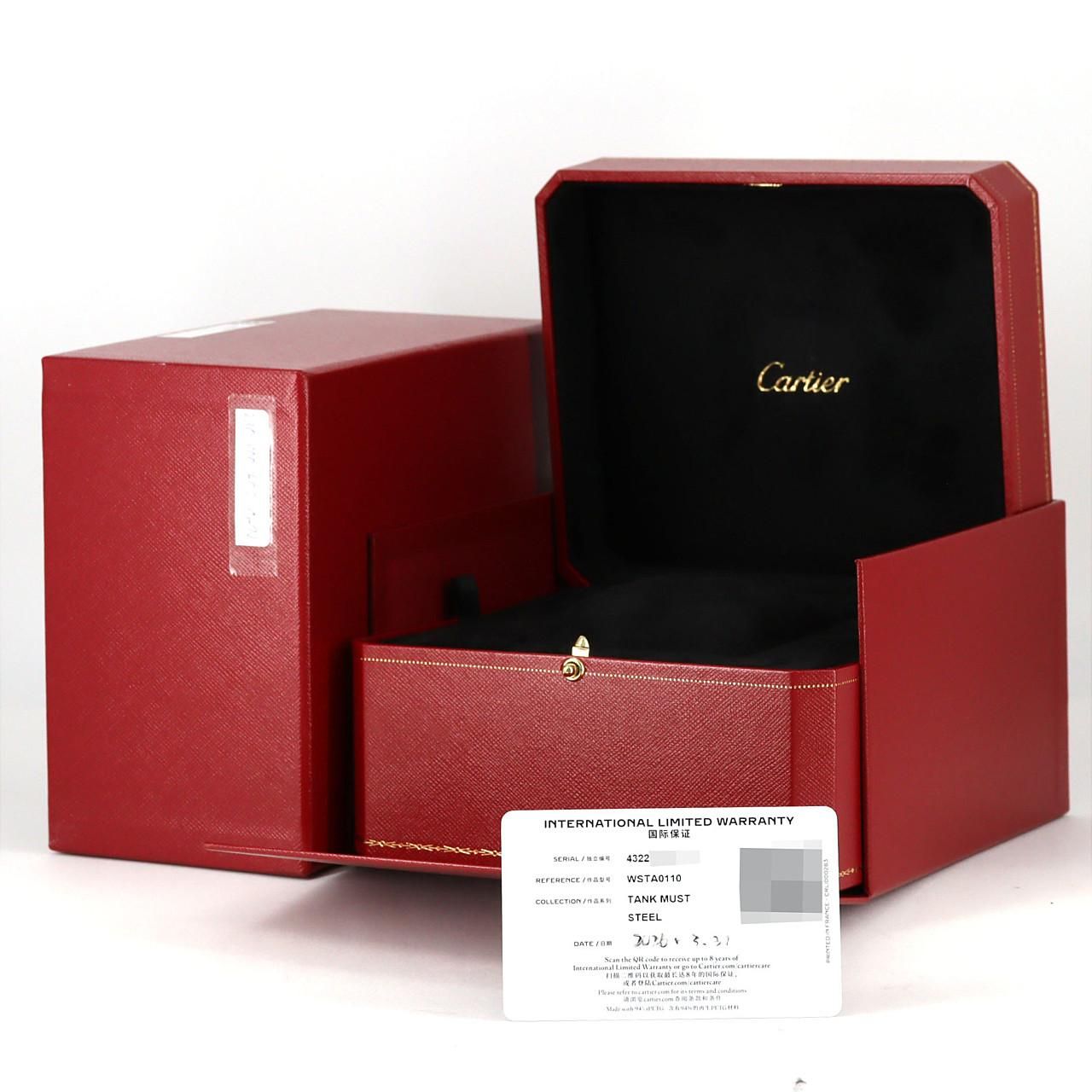 Cartier Tank Must SM SS Quartz Watch — view 7