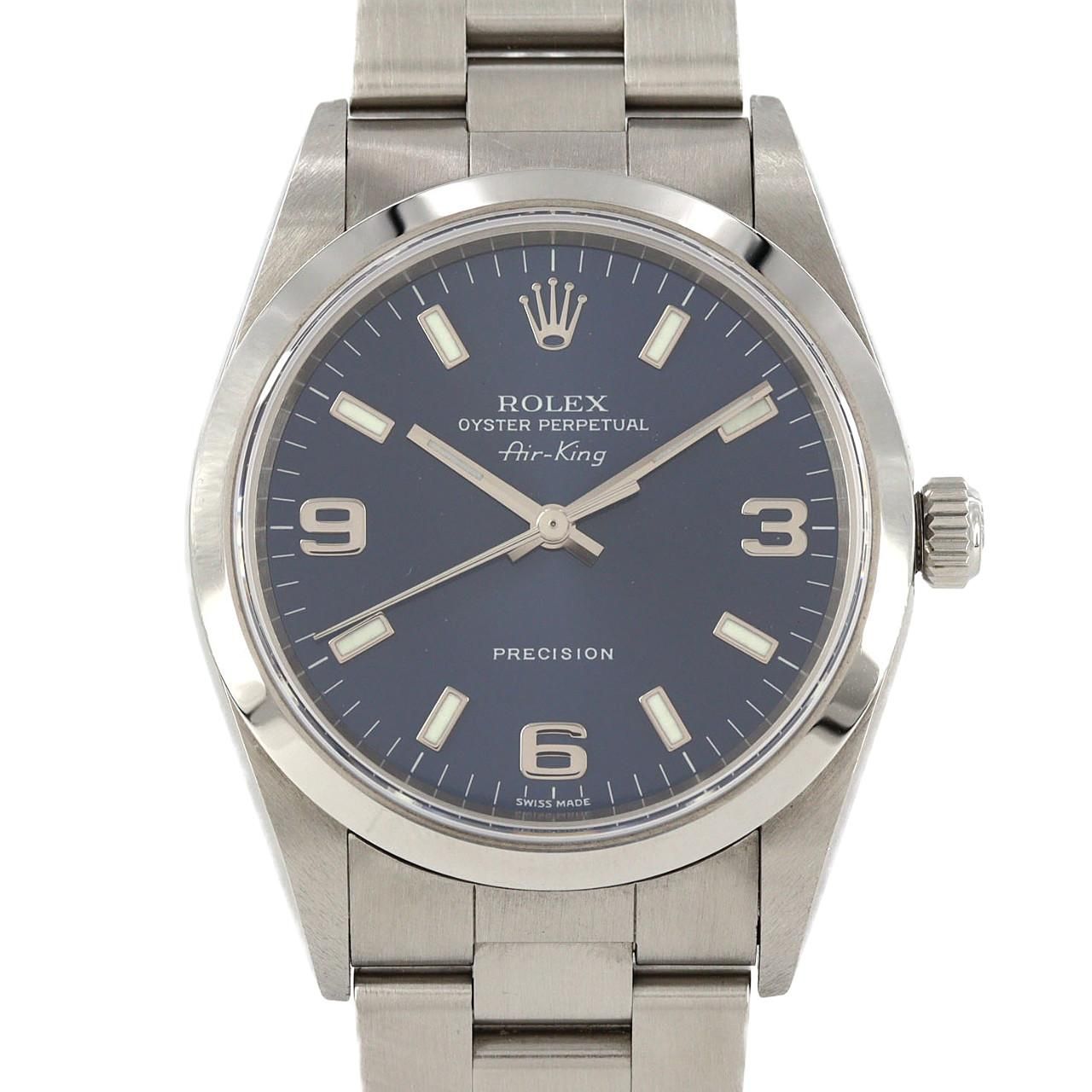 Rolex Air King SS Automatic Number Watch