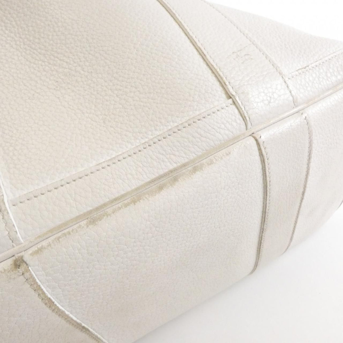 Hermes Garden Party 36 Tote Bag White Silver — view 3