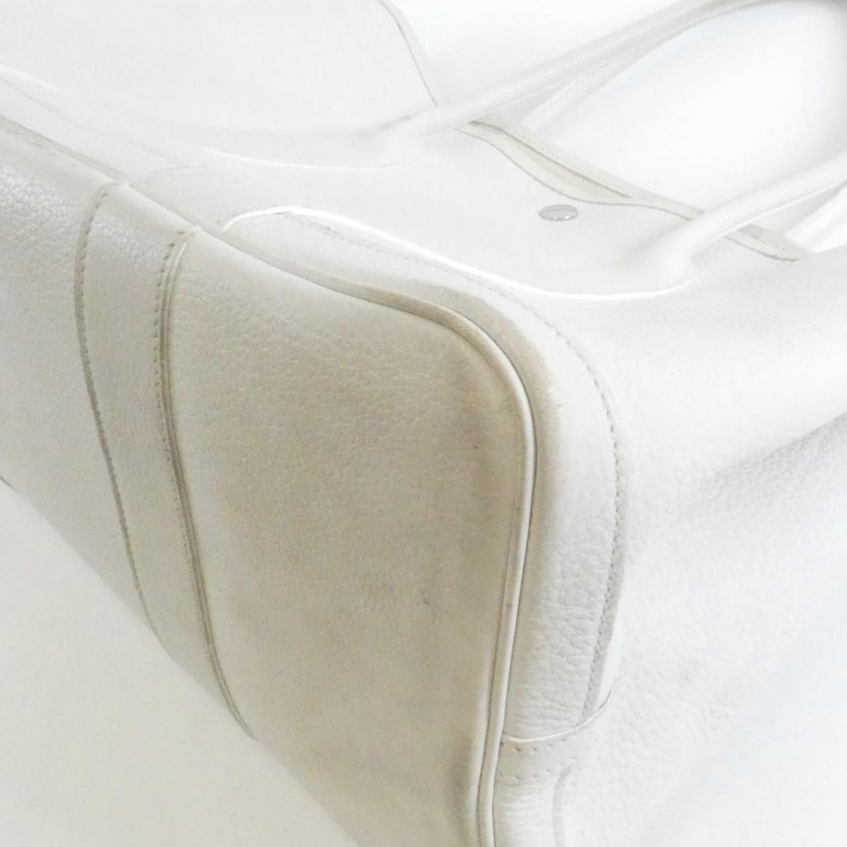 Hermes Garden Party 36 Tote Bag White Silver — view 2
