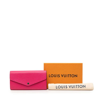 Louis Vuitton Epi Portefeuille Sarah Wallet Hot Pink Leather — view 8