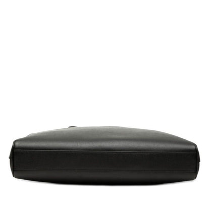 Saint Laurent Logo Shoulder Bag 2-Way Black Leather — view 3