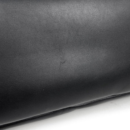 Saint Laurent Logo Tote Bag Leather Black — view 4