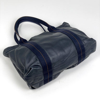 Hermes Caravan Horizontal MM 2-Way Shoulder Bag Vo Derma Navy — view 2