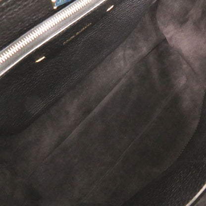 Dolce & Gabbana Logo Leather Black Tote Bag & — view 6