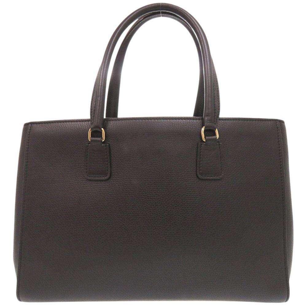 Dolce & Gabbana Logo Leather Black Tote Bag & — view 3