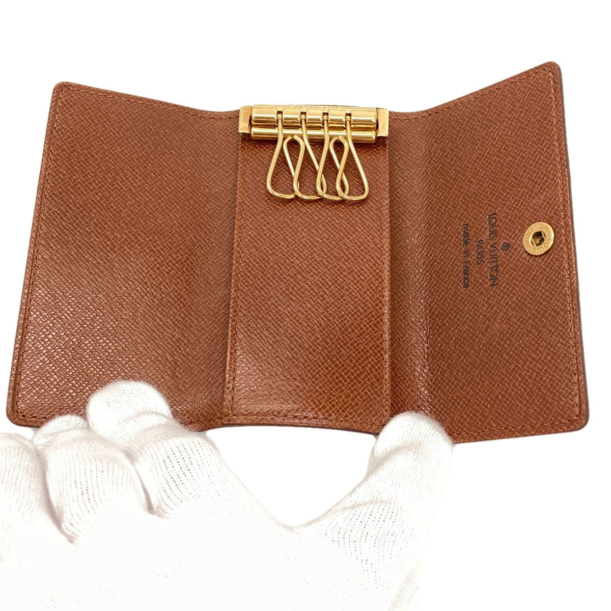 Louis Vuitton Multicles 4 Key Case Monogram Canvas Key Holder — view 4