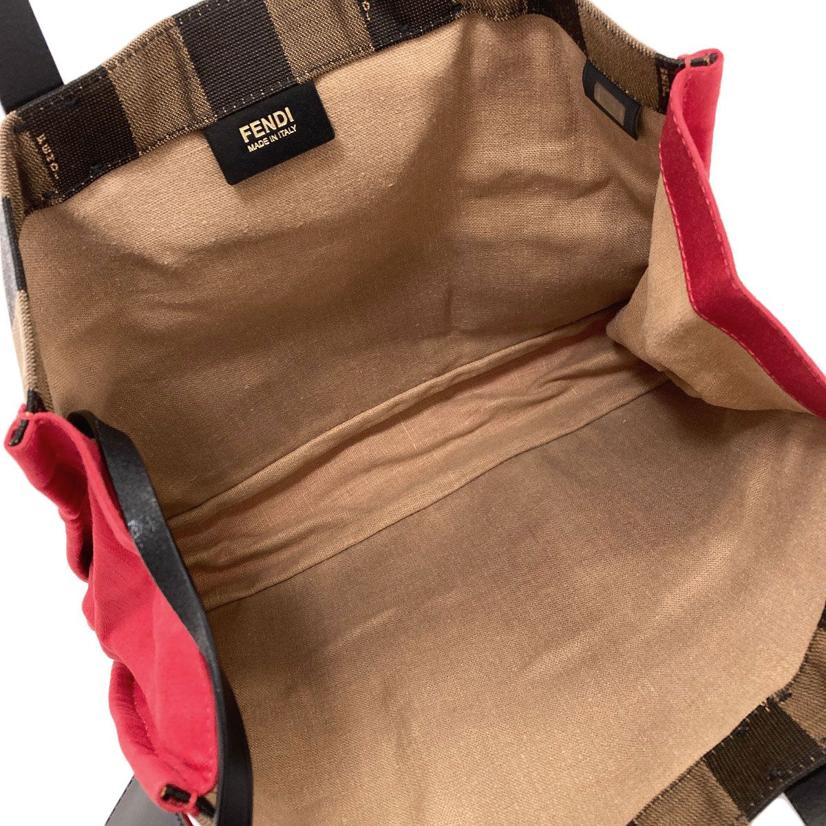 Fendi Pecan Handbag Canvas — view 5