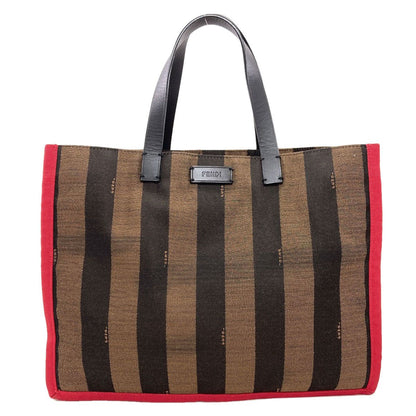Fendi Pecan Handbag Canvas