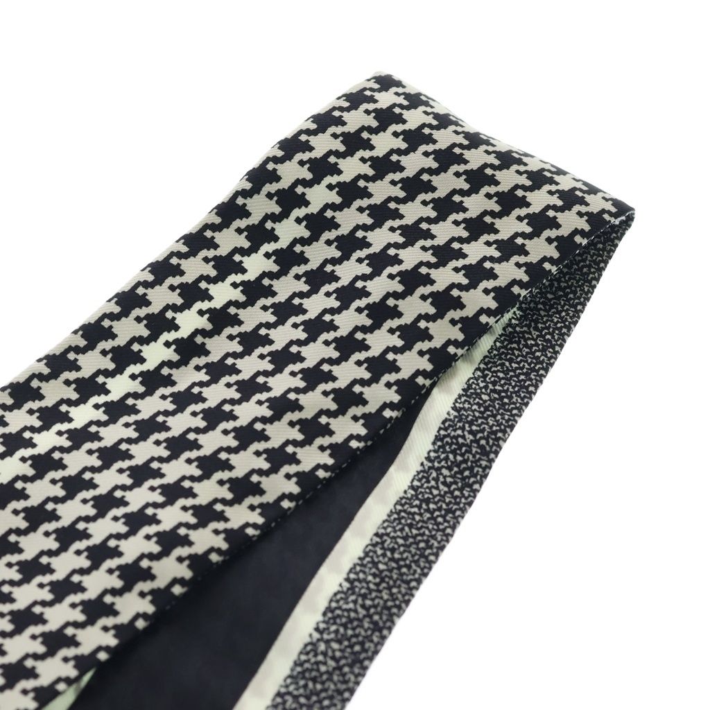 Dior Mitzah Twilly Scarf Black White — view 2