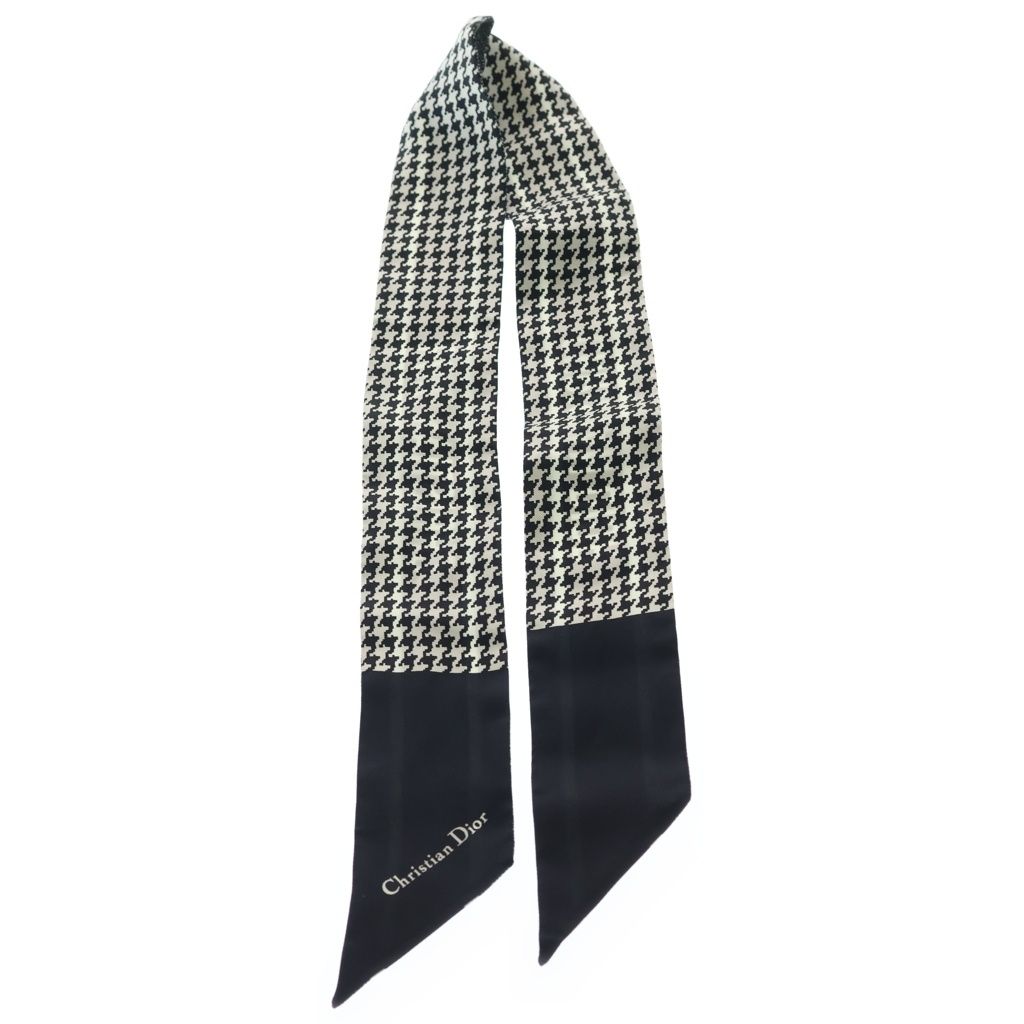 Dior Mitzah Twilly Scarf Black White — view 4