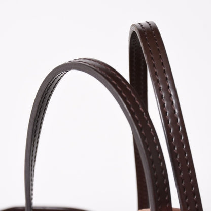 Louis Vuitton Damier Neverfull MM Tote Bag Leather Brown Gold — view 7